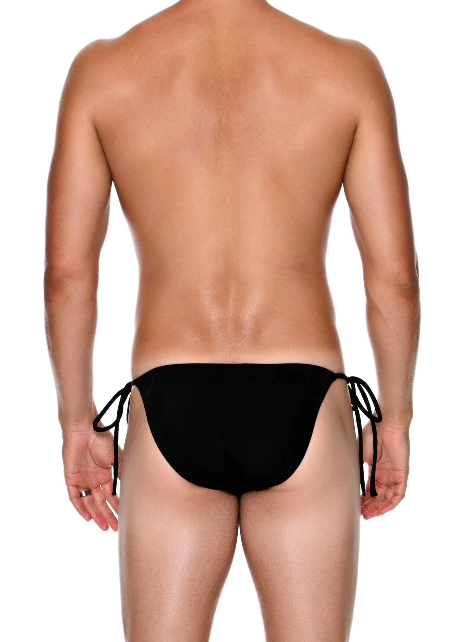 SIDE TIE BIKINI in Black - Image 3